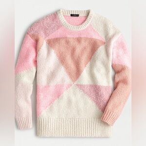JCrew Alpaca Blend Geometric Sweater